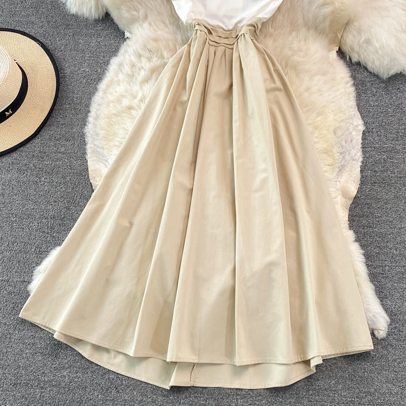 Stylish Halterneck Backless Dress A Line Fashion Dress HZ1023