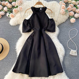 Simple A Line Off Shoulder Dress Fashion Dress HZ1023