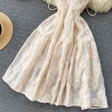 Sweet A Line Spaghetti Dress Fashion Dress HZ1023