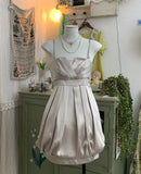 Champagne cute sweet short elegant bud dress homecoming dress birthday party dress prom dress evening dress prom dress HZ1023