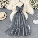 High end celebrity performance host banquet high waist slim dress HZ1023