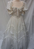 Ivory White Vintage Elegant Long Chiffon Ball Gown Evening Dress Bridesmaid Dresses HZ1023