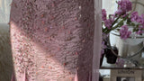 Pink Purple Elegant Romantic Exquisite Beaded Long Chiffon Ball Gown Evening Dress Birthday/Wedding Guest/Holiday Party Dress Prom Dress HZ1023
