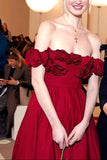 Pink Fashion Unique Rose Lace Neckline Long A-Line long Satin Prom Dress Evening Gown Party Dress HZ1023