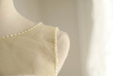 Champagne Delicate Pearl Beads Fashion Short Tulle Satin Princess Dress Wedding Dress Homecoming Dress Birthday Party Dress Cocktail Party Dress Evening Dress Prom Dress Evening Dress HZ1023