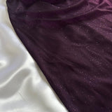 Purple shiny fashion gradient suspenders long elegant chiffon ruffles ball gown evening dress party dress prom dress HZ1023