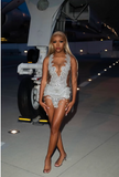 Luxury sparkling exquisite beaded crystal short sexy fashion ball gown evening dress party dress HZ1023