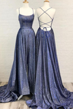 Sparkly Prom Dresses Long with Lace up Back HZ1023