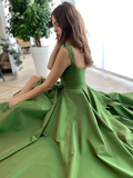 Starps Sleeveless Prom Dress Buttons With Slit HZ1023