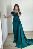 Strapless Off-The-Shoulder Mermaid Prom Dress With Ruffles Online HZ1023