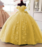 Blue gorgeous exquisite floral applique strapless long prom dress evening gown quinceanera dress sweet 16 years old dress HZ1023