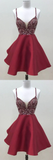 Homecoming, Short Prom Dress, Evening Dress ,Winter Formal Dress, Pageant Dance Dresses, Graduation School Party Gown HZ1023