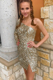 Sexy Spaghetti Straps V-Neck Long Prom Dress With Appliques,Blue Evening Dress HZ1023