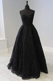 Lace Organza Sweetheart A-line Prom Dress HZ1023