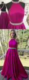 Prom Dress For Teens Halter Neckline, Prom Dresses, Graduation School Party Gown HZ1023