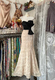 Black Pink Fashion Off Shoulder Exquisite Lace Long Prom Dress Evening Dress Party Dress HZ1023