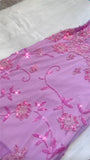 Pink Fashion Exquisite Beaded Spaghetti Strap A-Line Lace Floor Length Elegant Ball Gown Evening Dress HZ1023