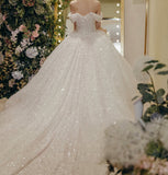 Amazing tulle sequins ball gown dress formal dress HZ1023