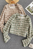 Retro small fragrance coat short top HZ1023
