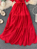 Lovely cutout short sleeve dress HZ1023