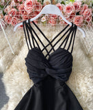 Cute A line mini dress fashion dress HZ1023