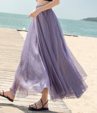 Stylish A line chiffon skirt women's skirt HZ1023
