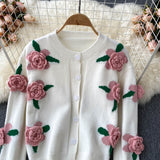 Cute Cardigan Long Sleeve Sweater HZ1023