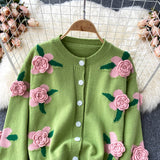 Cute Cardigan Long Sleeve Sweater HZ1023